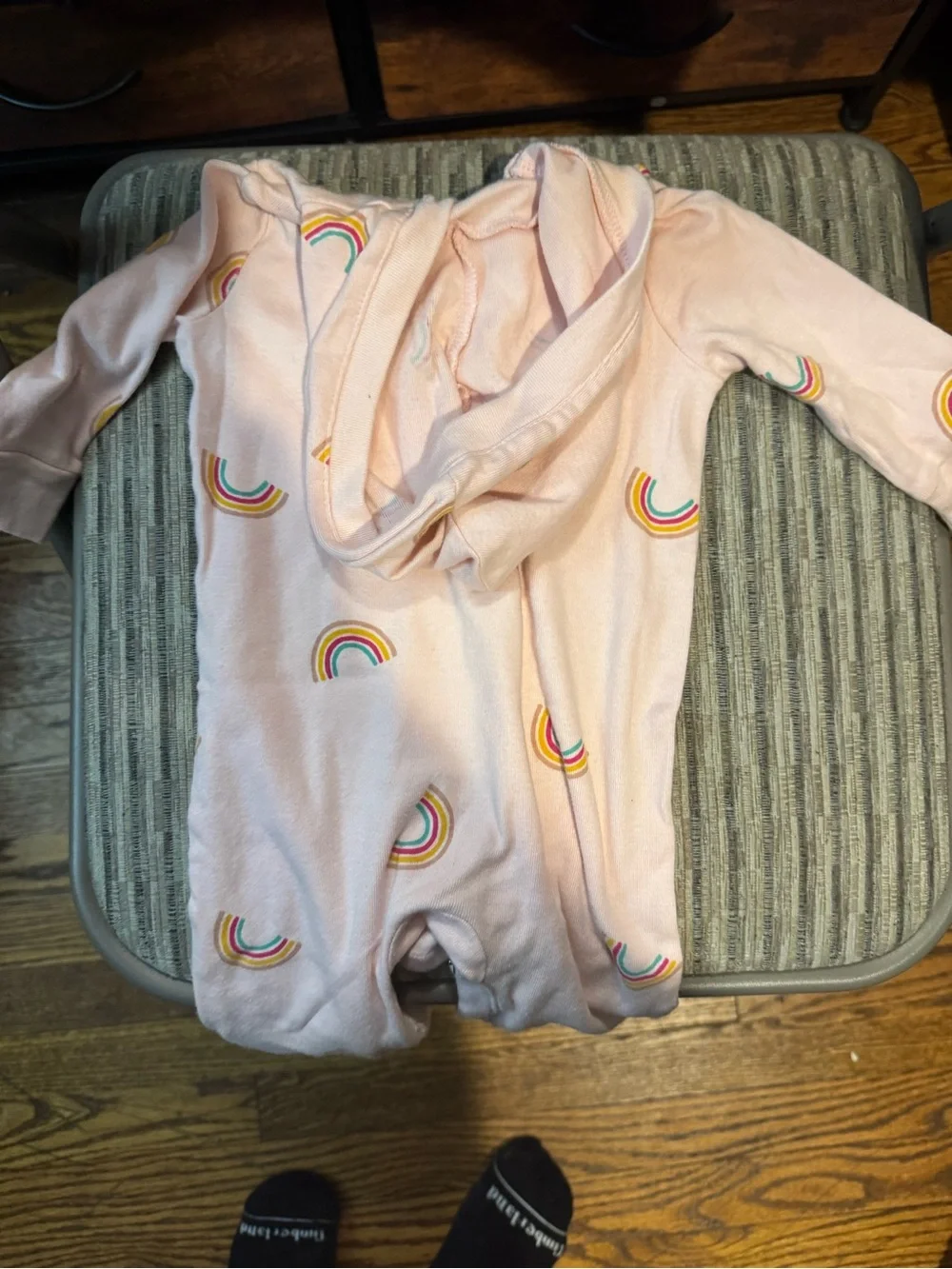 Old Navy and Carters Kids 2-Pack Pajama Set - Pink Rainbow & Blue Animal Print